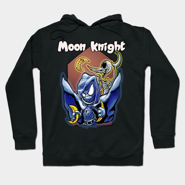 Cartoon Moon Knight Hoodie by Biomek